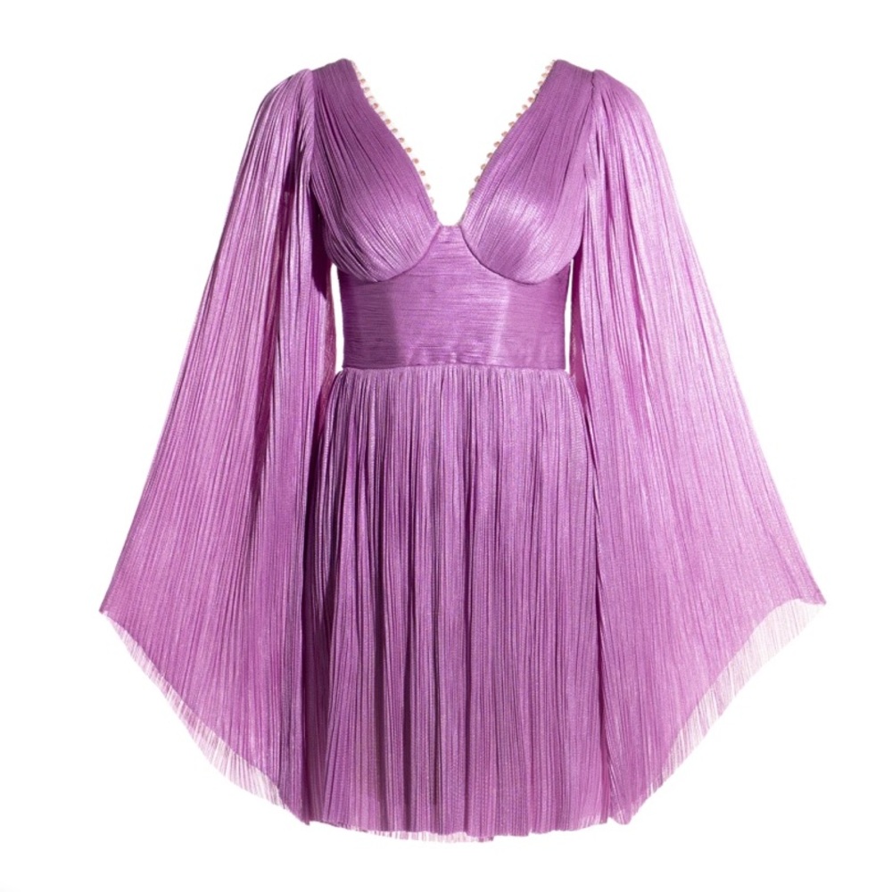 Maria Lucia Hohan Alma Purple Mini Dress